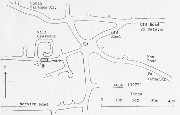 Map redrawn by Harry Apling - 1977