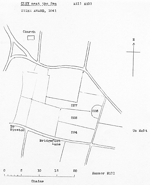 Tithe map 1841 - as redrawn by Harry Apling