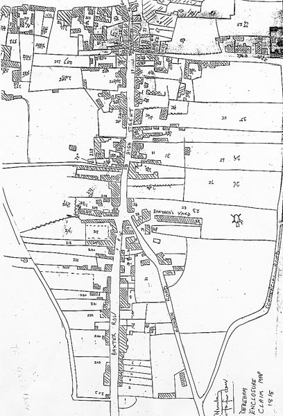 1815 Enclosure map