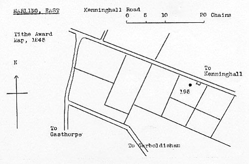 Tithe map 1845