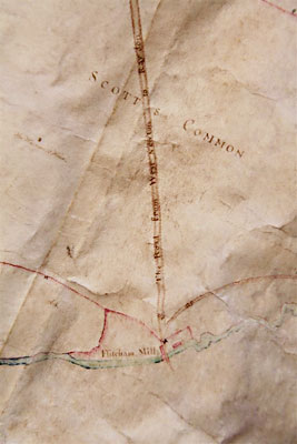 Hillington Estate map 1756
