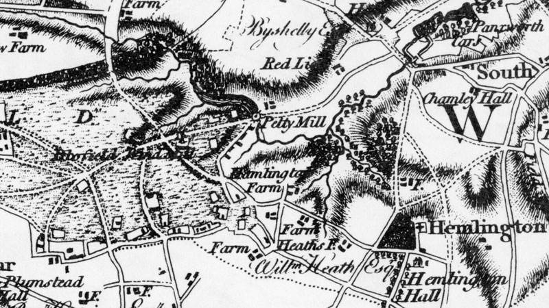 Faden's Map 1797