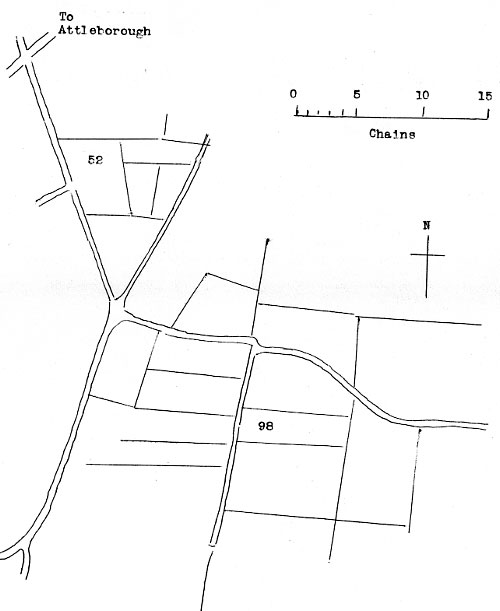 Tithe map 1846 - as redrawn by Harry Apling