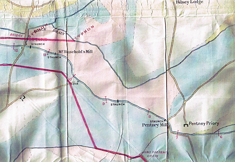 Drainage map 1879
