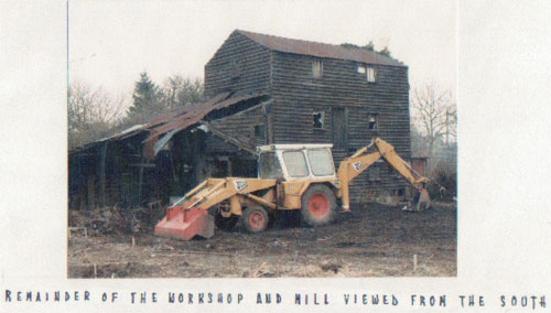 Steam mill with workshop to the side c.1966