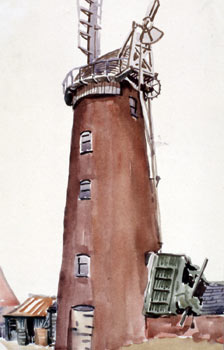 Watercolour by Karl Wood in 1937 