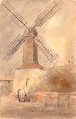 Painting by Holmes E. Winter c.1890 