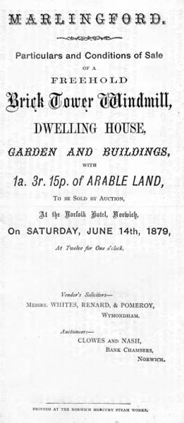 Auction Catalogue 1879