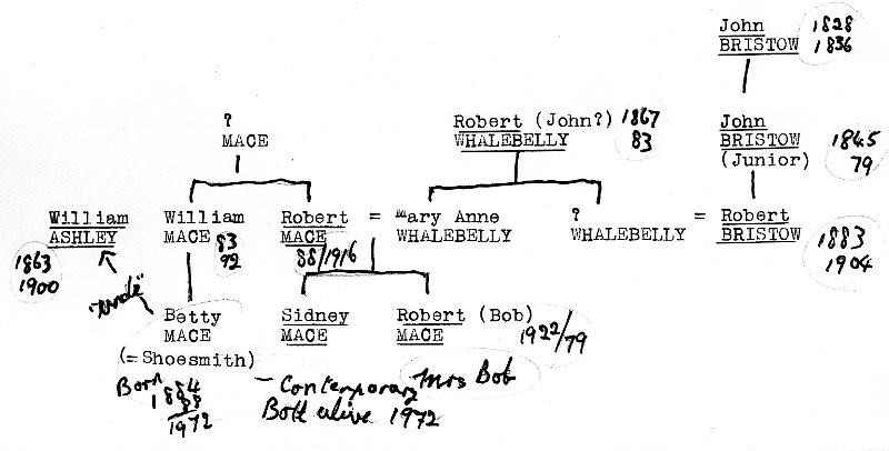 Saham Toney & Saham Hills millers' family tree