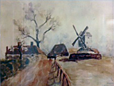 Painting of mill c.1890