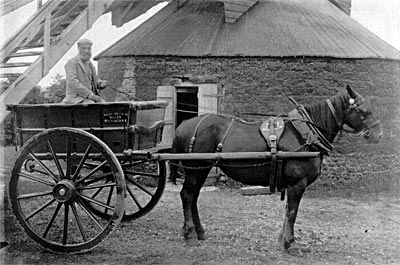 Harry Andrews outside the mill c.1900