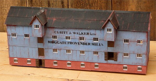Model of later mill structure by Michael Hewitt - May 2019