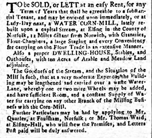 Norfolk Chronicle - 8th February 1777