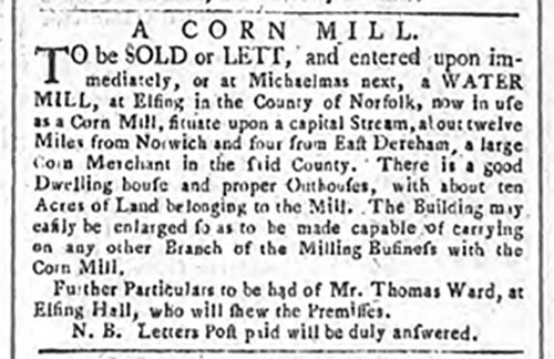 Norfolk Chronicle - 25th July 1778