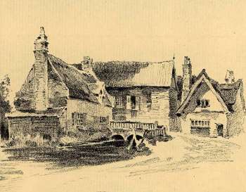 Lakenham Mill & post office c.1850
