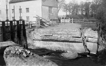 Mill bypass bridge after the 1912 flood