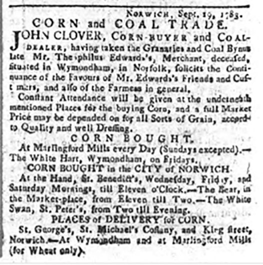 Norfolk Chronicle - 27th September 1783