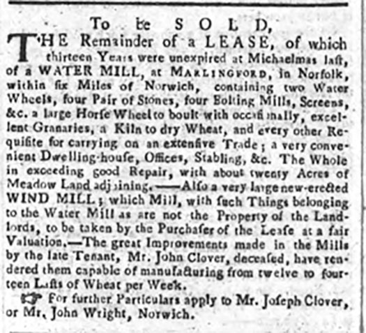 Norfolk Chronicle - 13th November 1784