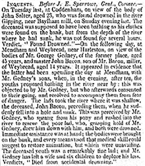 Ipswich Journal - 23rd July 1842