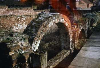 March 1967 - the archways were over the headrace