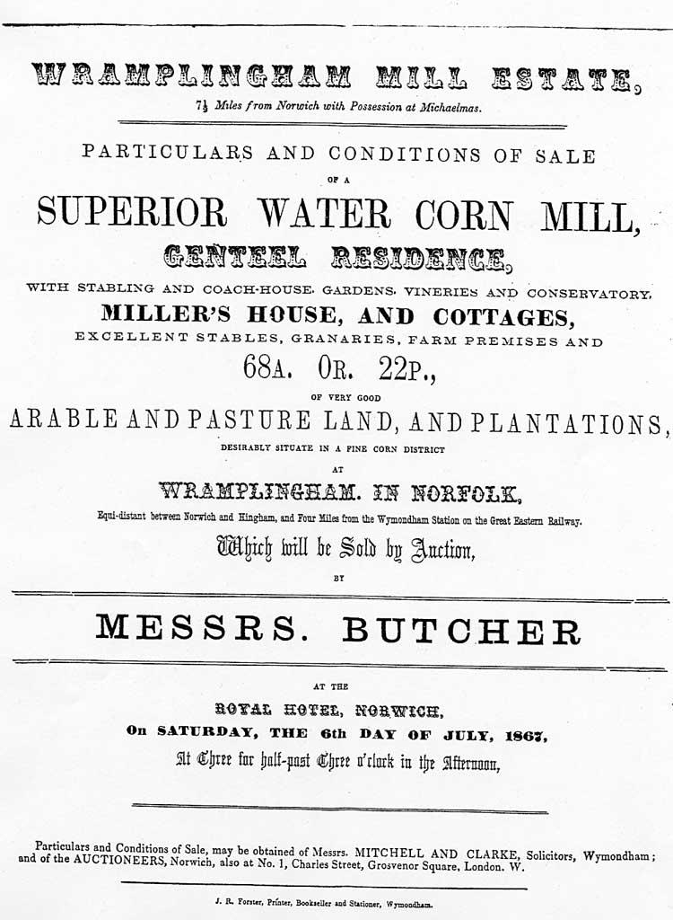 Sale particulars 1867