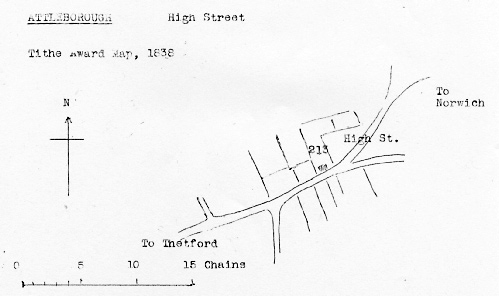 1838 Tithe Award map redrawn by Harry Apling