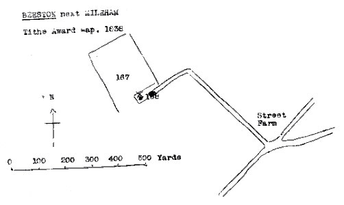 Tithe Award map 1838