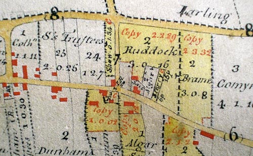 Enclosure map 1804 - 1806