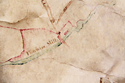Hillington Estate map 1756