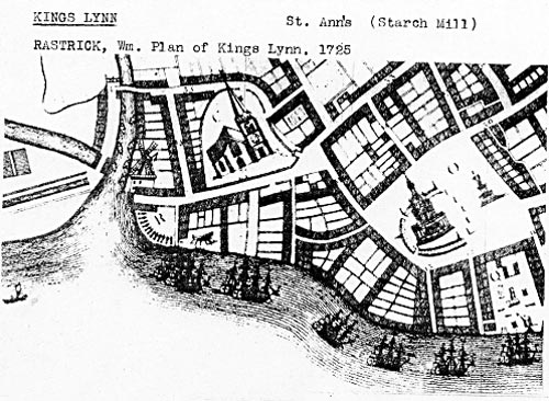 William Rastrick's Plan of Kings Lynn 1725