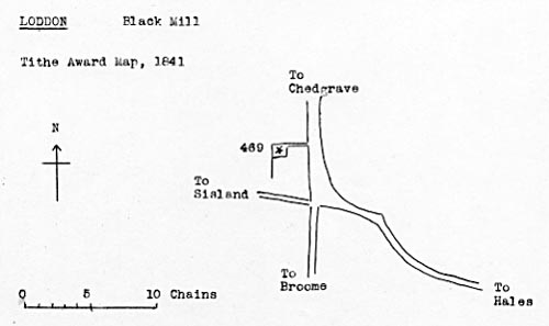 Tithe map 1841 - as redrawn by Harry Apling