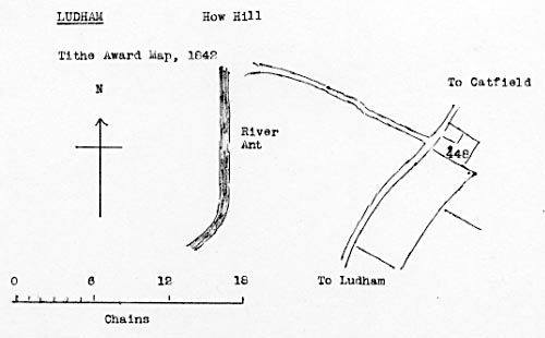 Tithe map 1840 - as redrawn by Harry Apling