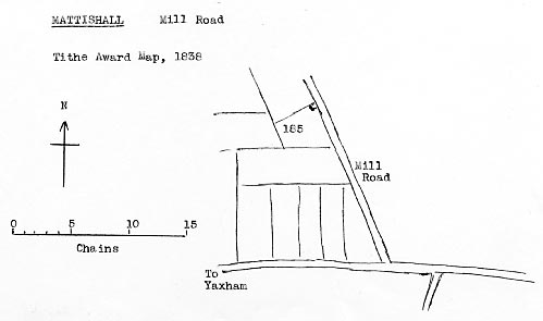 Tithe map 1838 - as redrawn by Harry Apling