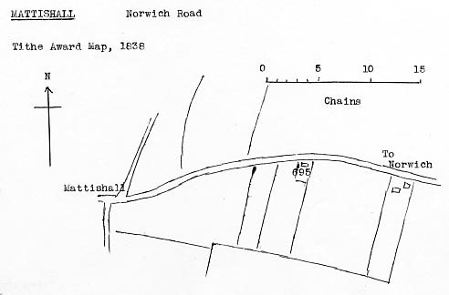 Tithe map 1838 - as redrawn by Harry Apling