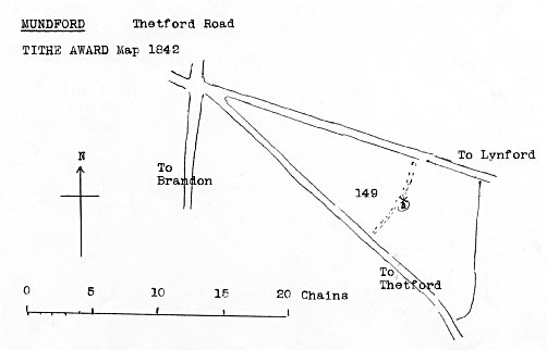 Tithe map 1842 - as redrawn by Harry Apling