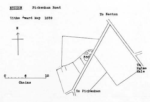 Tithe map 1839 - as redrawn by Harry Apling