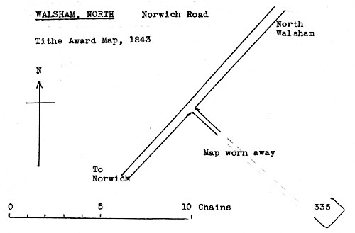 Tithe map 1843 - redrawn by Harry Apling