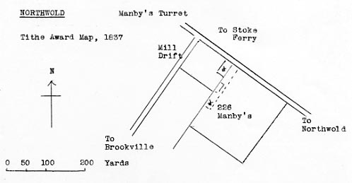 Tithe map 1837 - as redrawn by Harry Apling