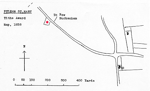 Tithe map 1838 - as redrawn by Harry Apling