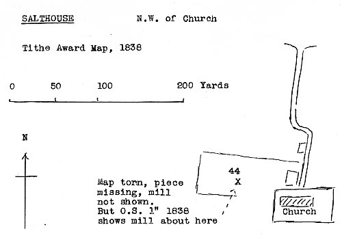 Tithe Award map 1838 - as redrawn by Harry Apling