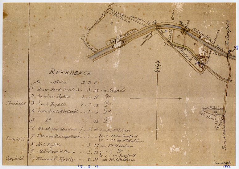 1832 survey map