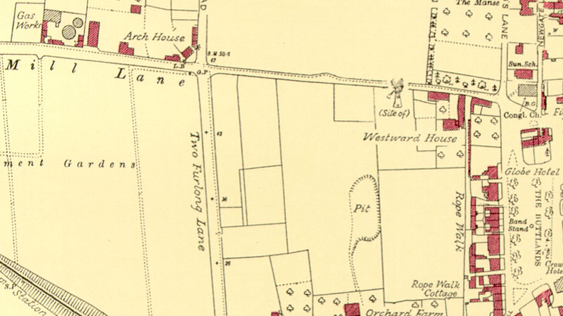 O.S. map 1906 - as redrawn by R. Gerken