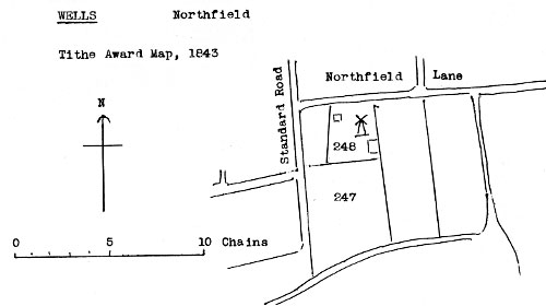 Tithe map 1843 - as redrawn by Harry Apling