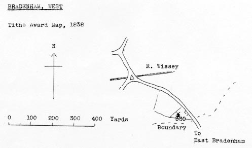 Tithe Award map 1838