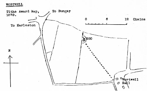 Tithe map 1839 - as redrawn by Harry Apling