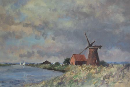 Oil painting by Owen Waters c.1974 