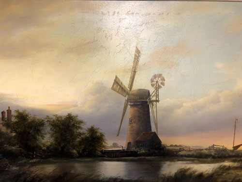 Oil painting by unknown artist