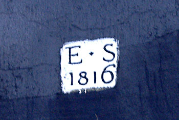 Edward Savory 1816 datestone