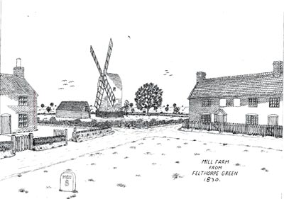 Early 1830 sketch by Andrew Bryan