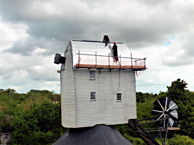 Roof repairs in progress - 2015 